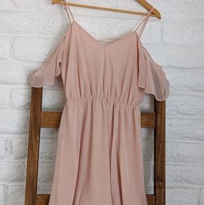 ASOS cold shoulder short dress